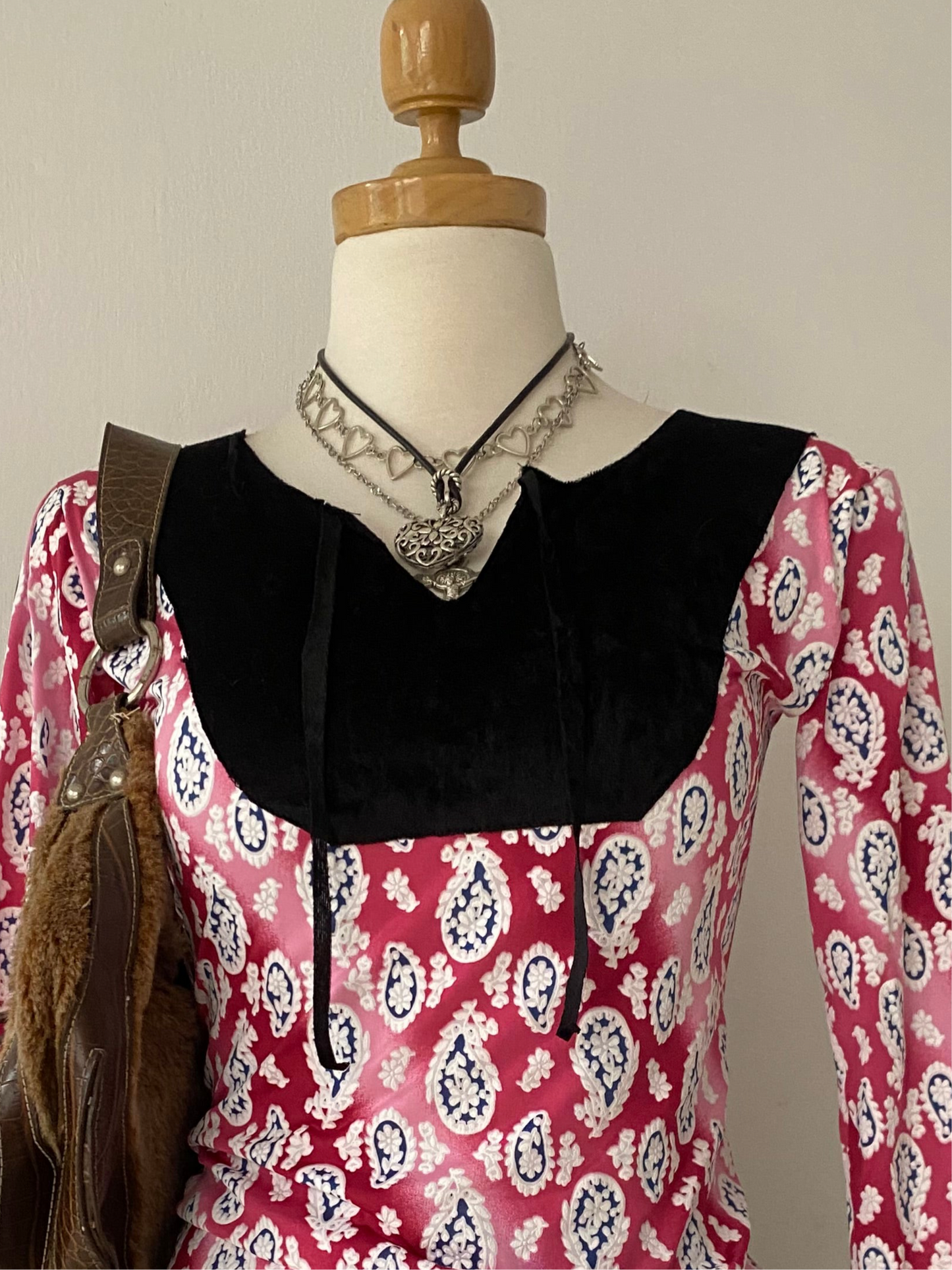 Bohemian flared sleeve top