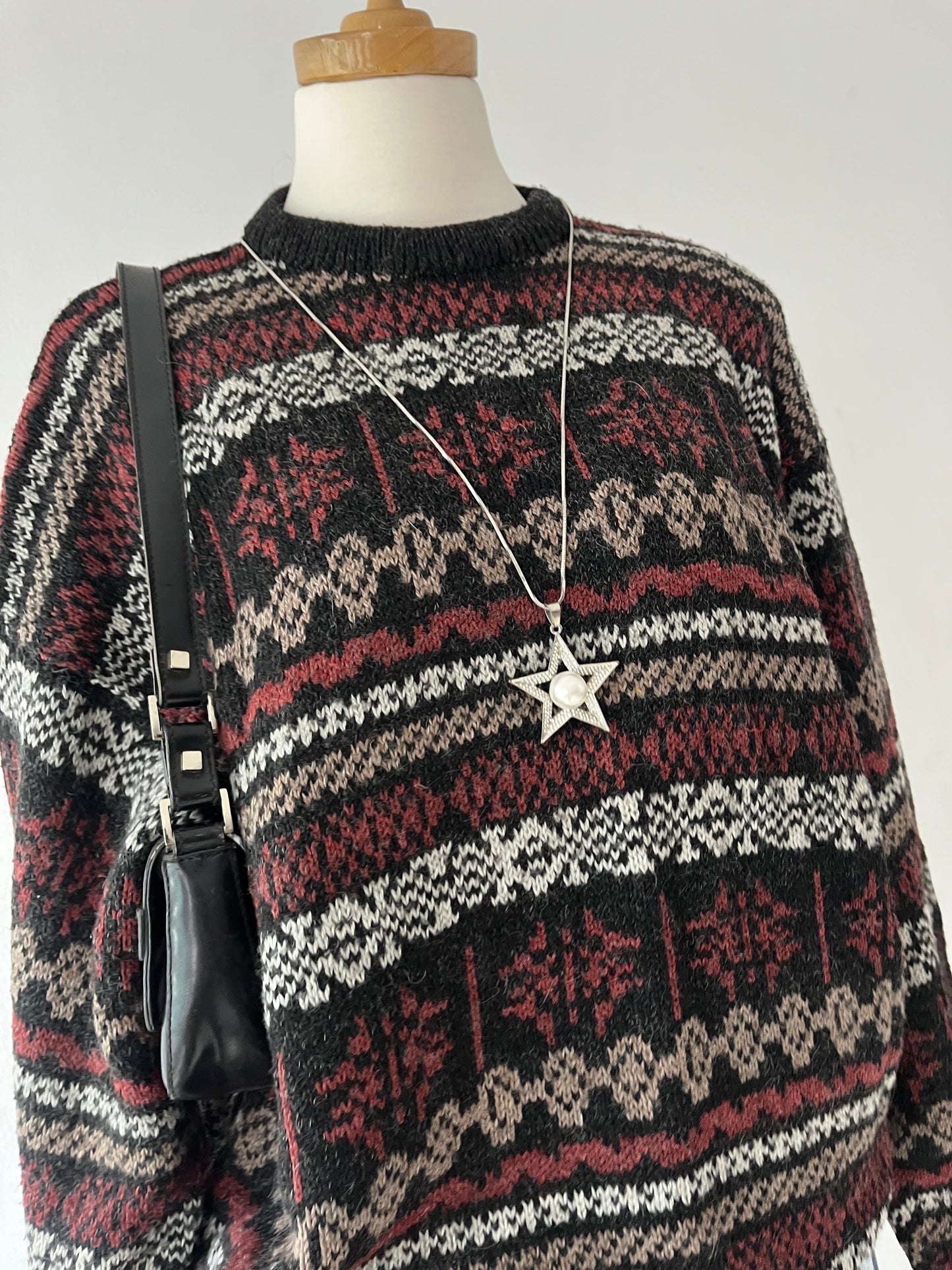 Oversized wool sweater