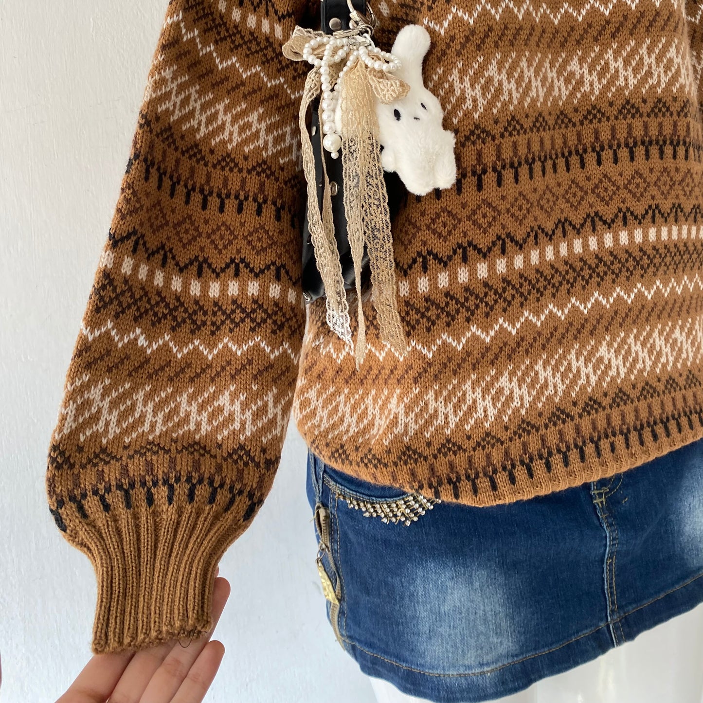 Oversized wool sweater