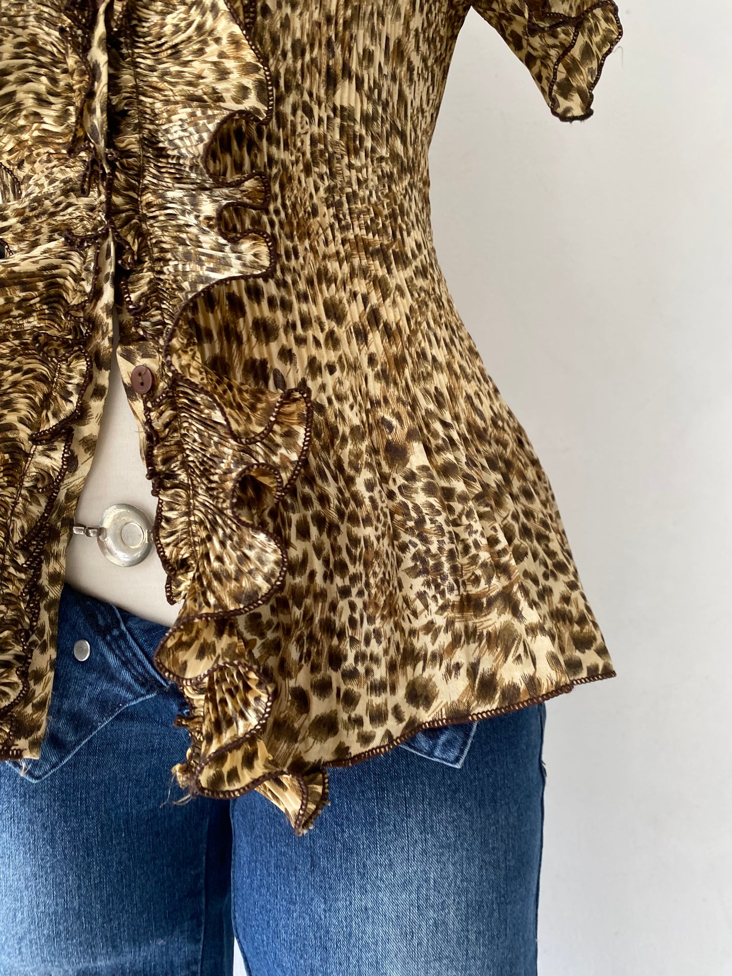Animal print top