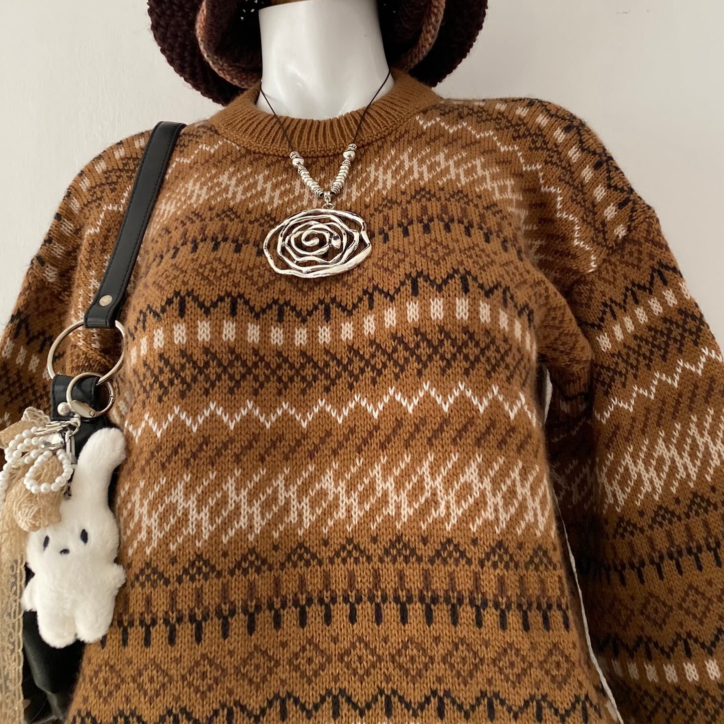Oversized wool sweater