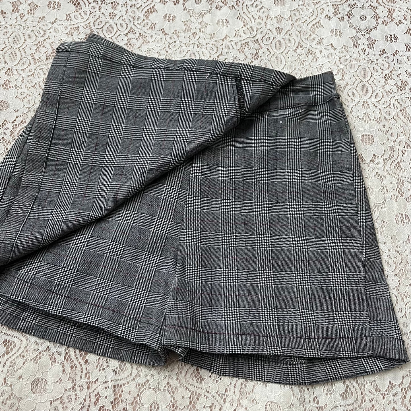 Checkered skort