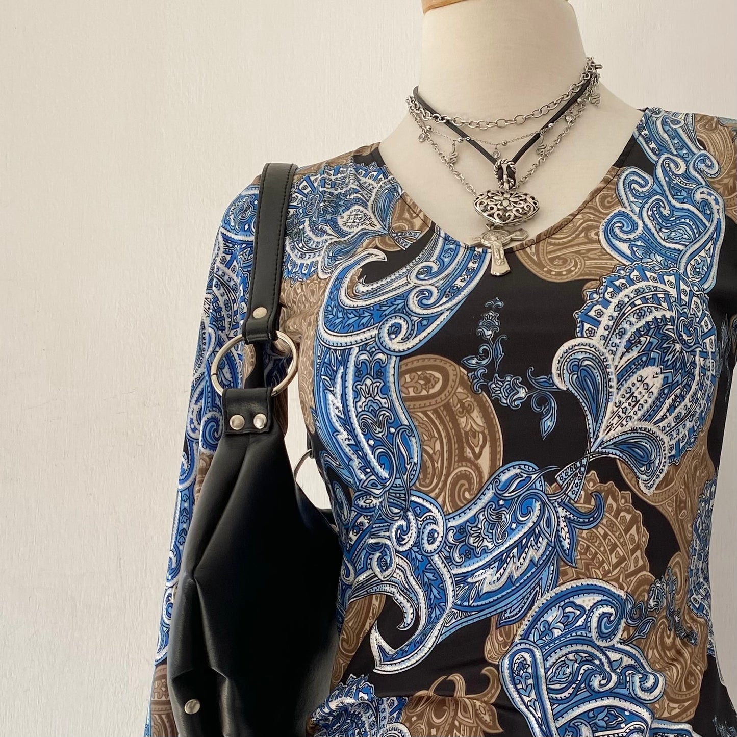 Bell-sleeved top