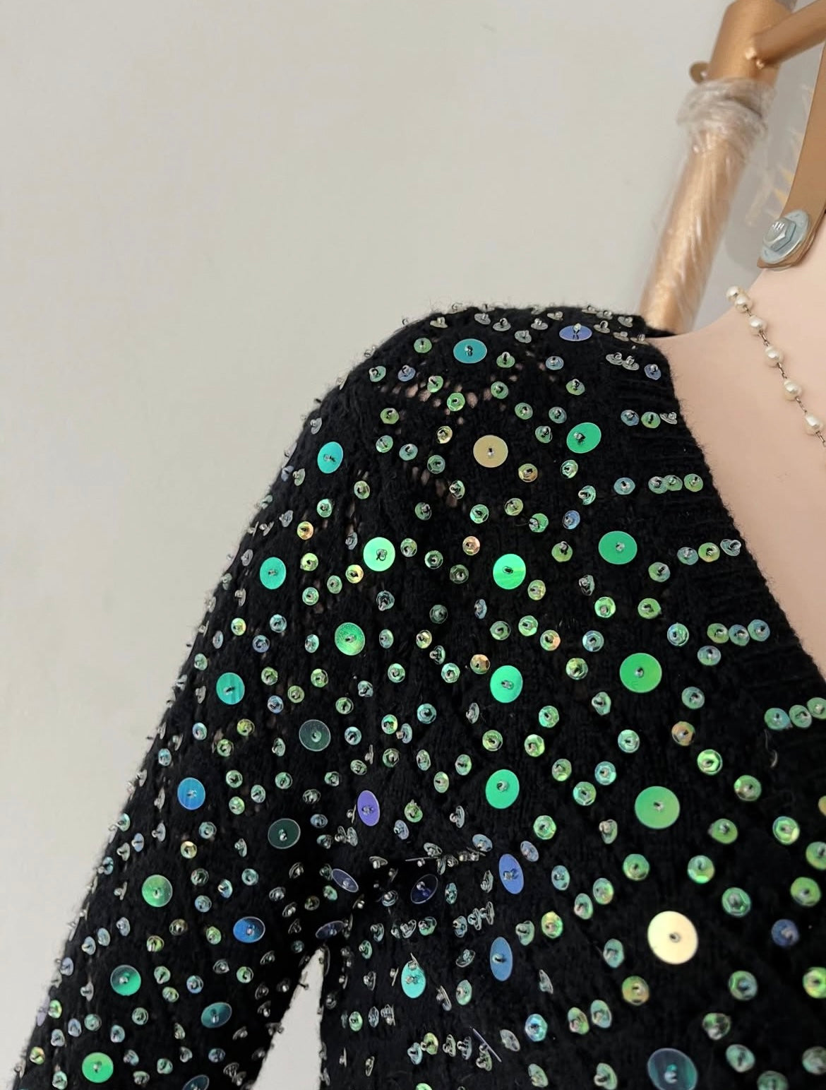 Sequined cardigan