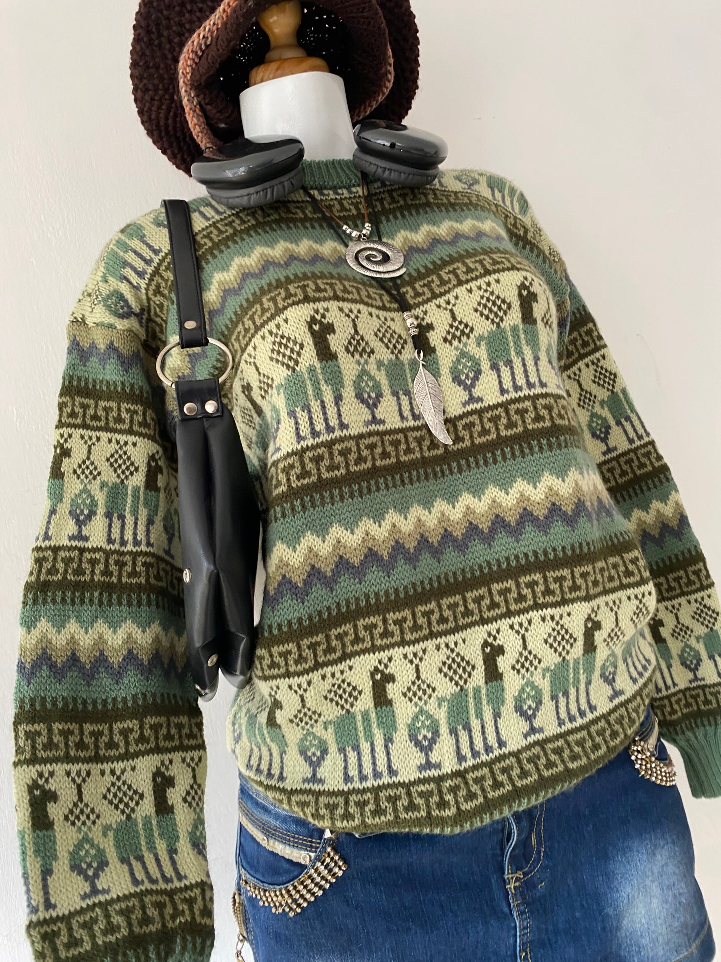 Oversized wool sweater