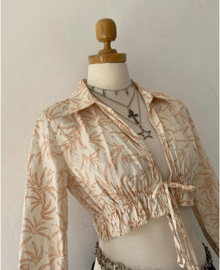 Bohemian waist blouse