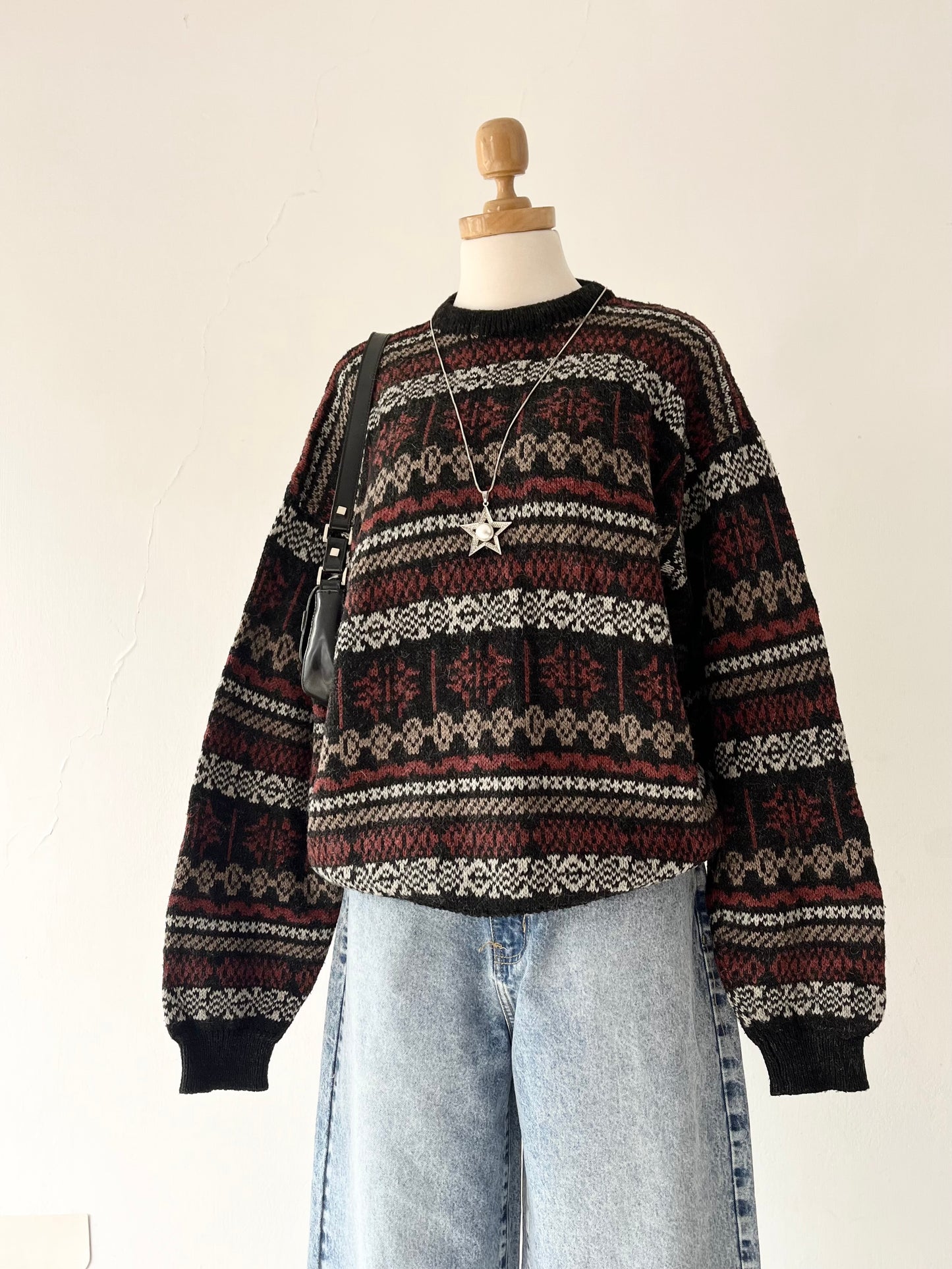Oversized wool sweater