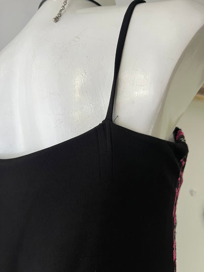 Asymmetrical fairy jumpsuit with floral embroidery design