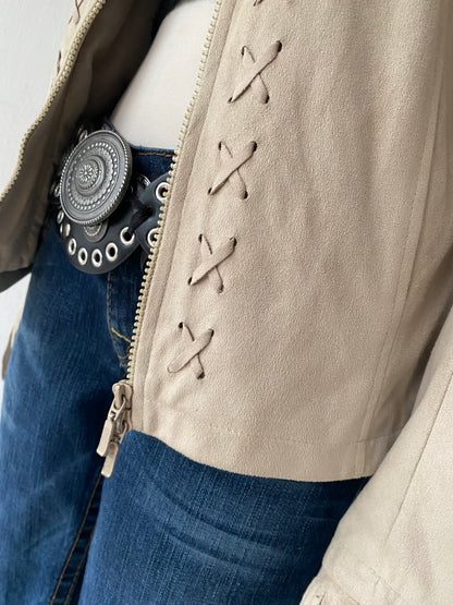 Cow girl beige jacket
