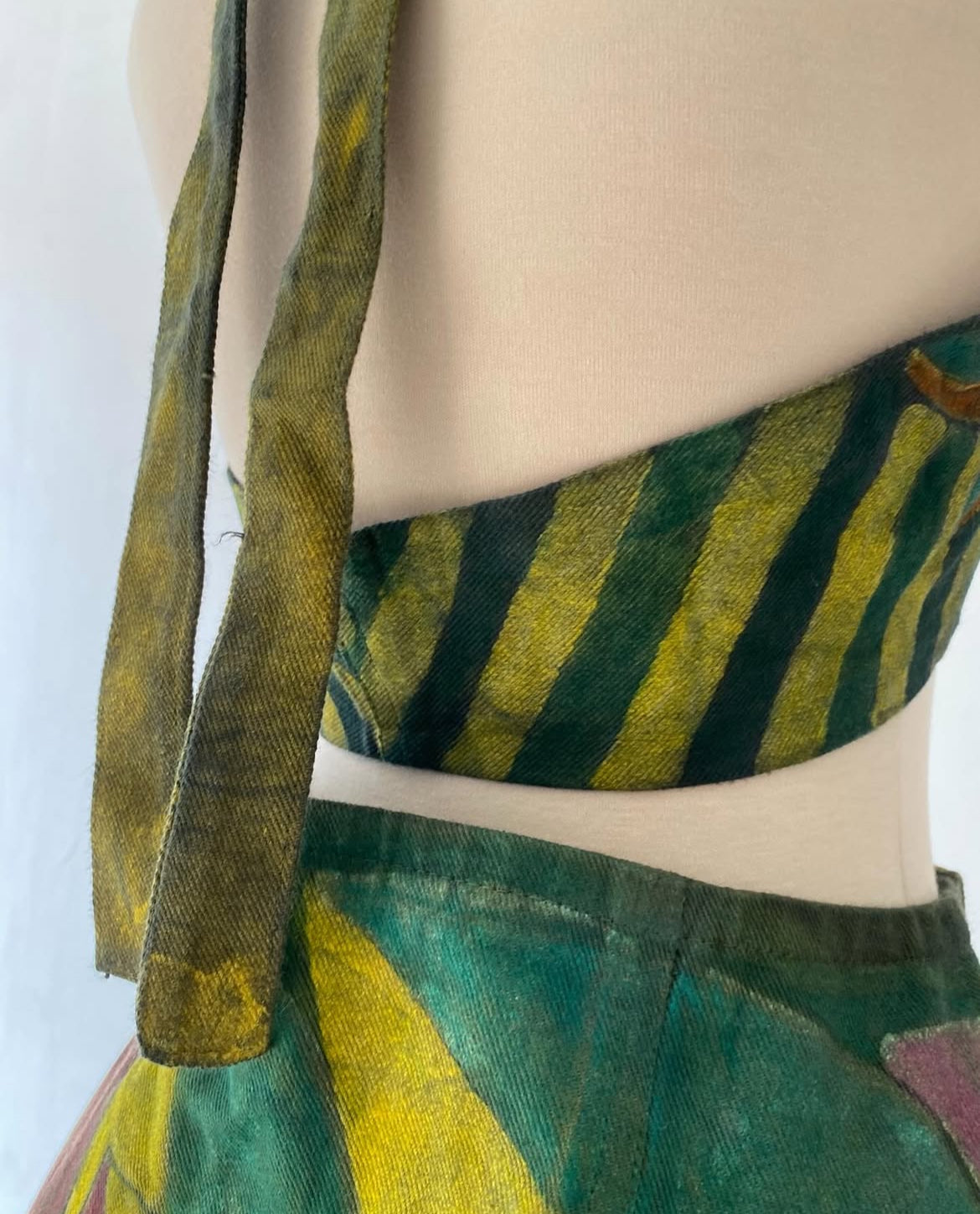 Hand-painted jean set-size M