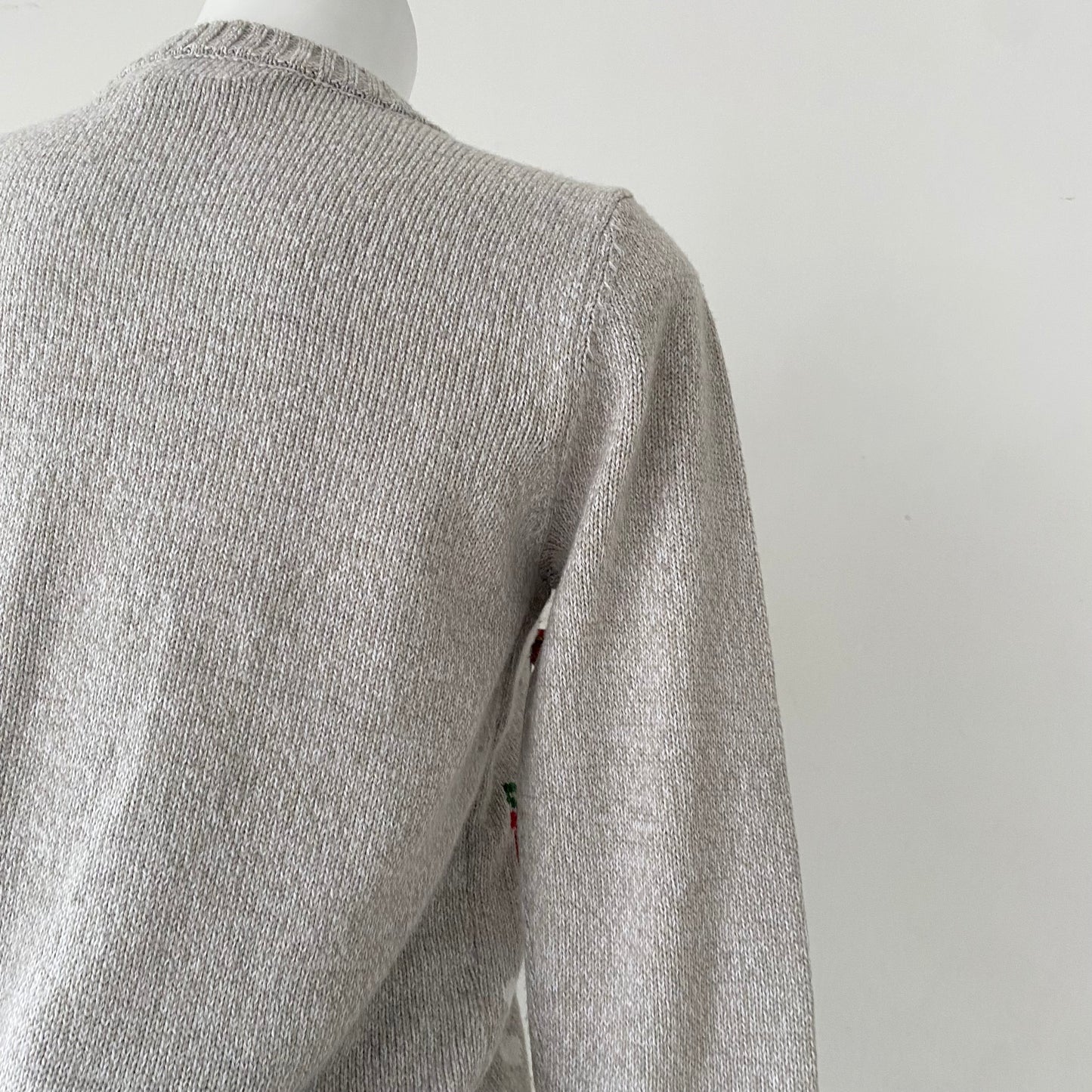 3D Christmas kitten oversized sweater