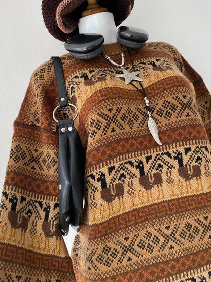 Oversized wool sweater