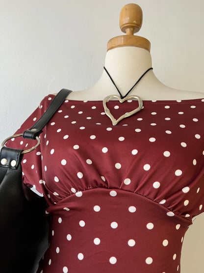 Polka dots tops