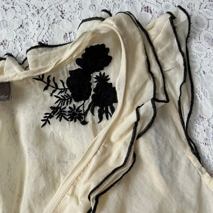 Chiffon coquette top