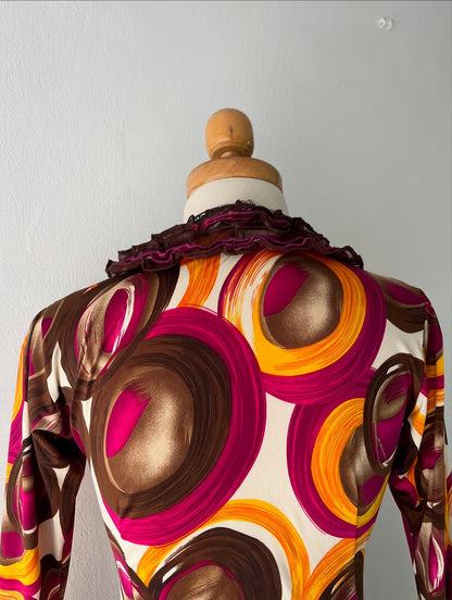 Victorian-style bell-sleeved top