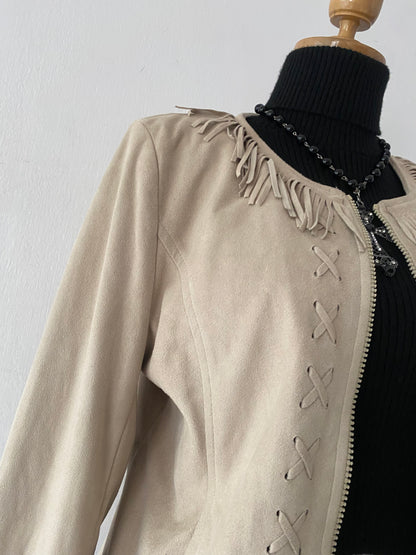 Cow girl beige jacket