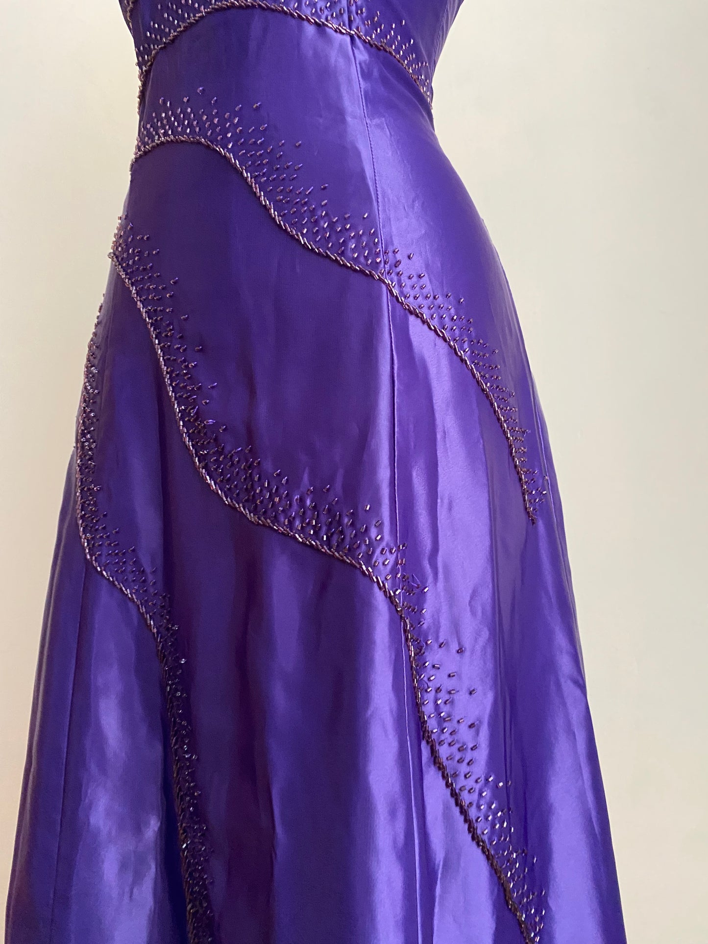 Purple corset dress