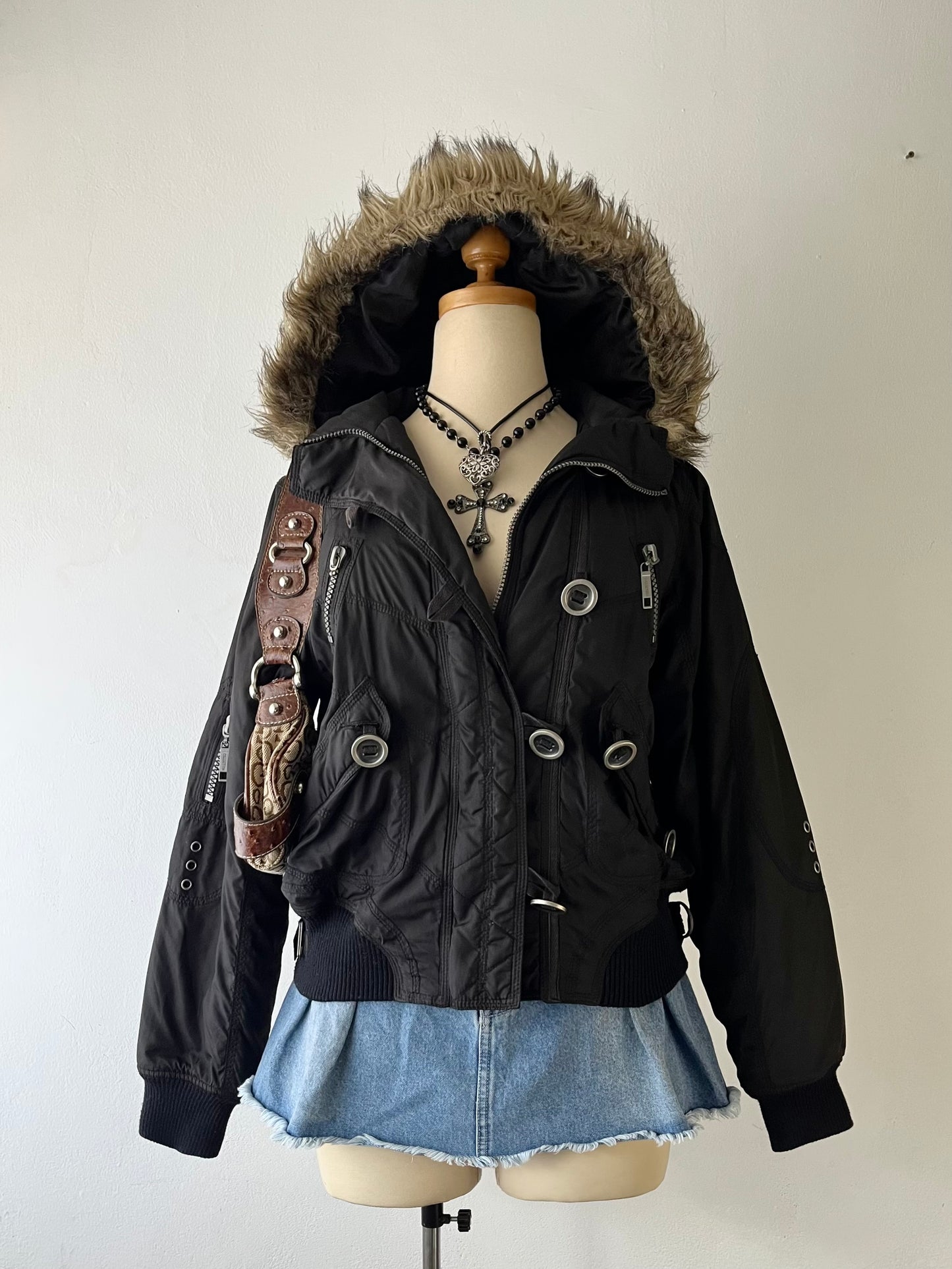 Padded jacket with hood
