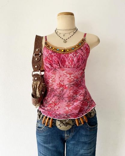 Fairy boho top with sequins
