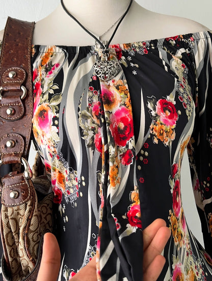 Long sleeves floral top