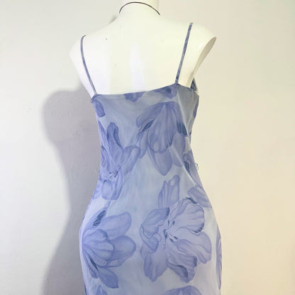 Light blue floral dress