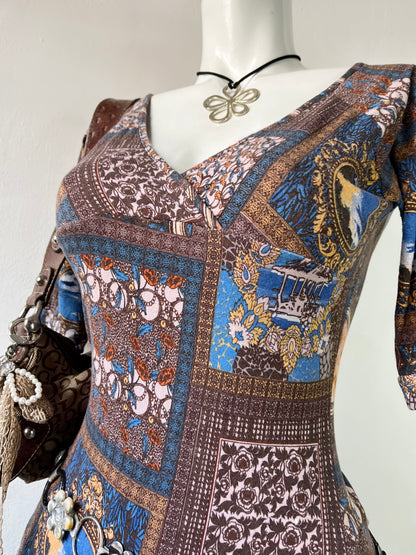 Boho top diseño arte victoriano