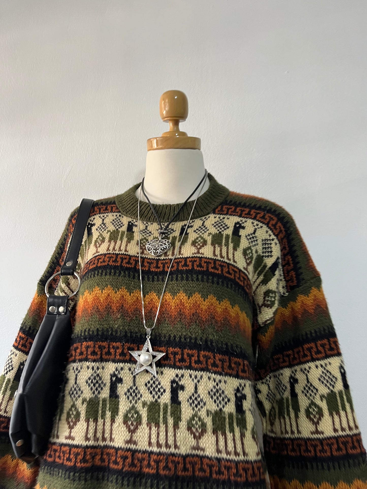 Oversized wool sweater