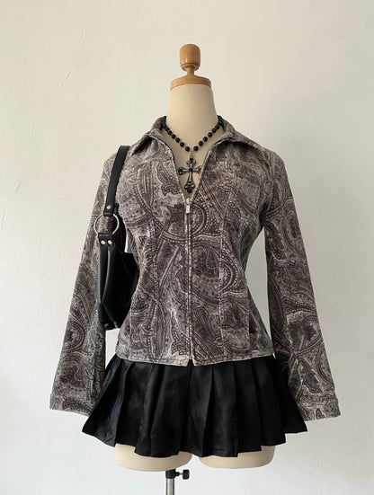 Pana jacket with gray designs