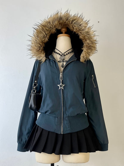 Padded jacket with hood