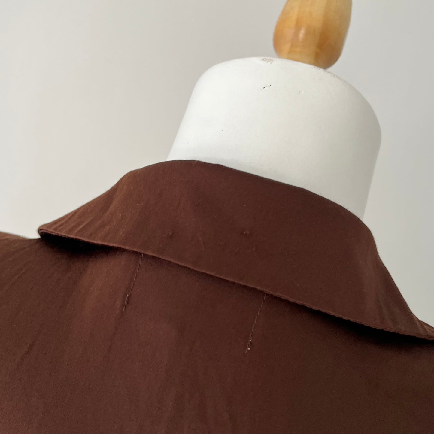 brown siren office blouse