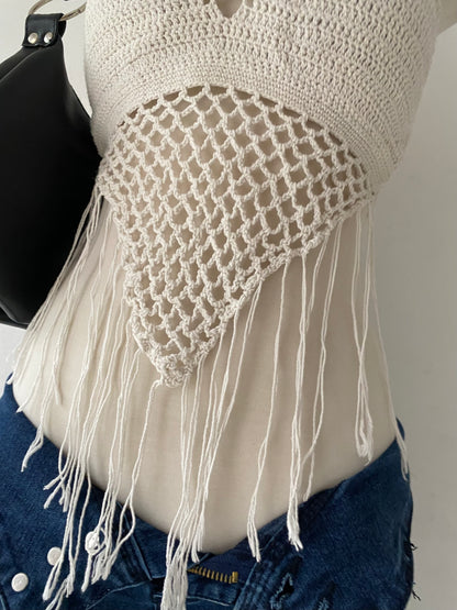 Boho knitted top