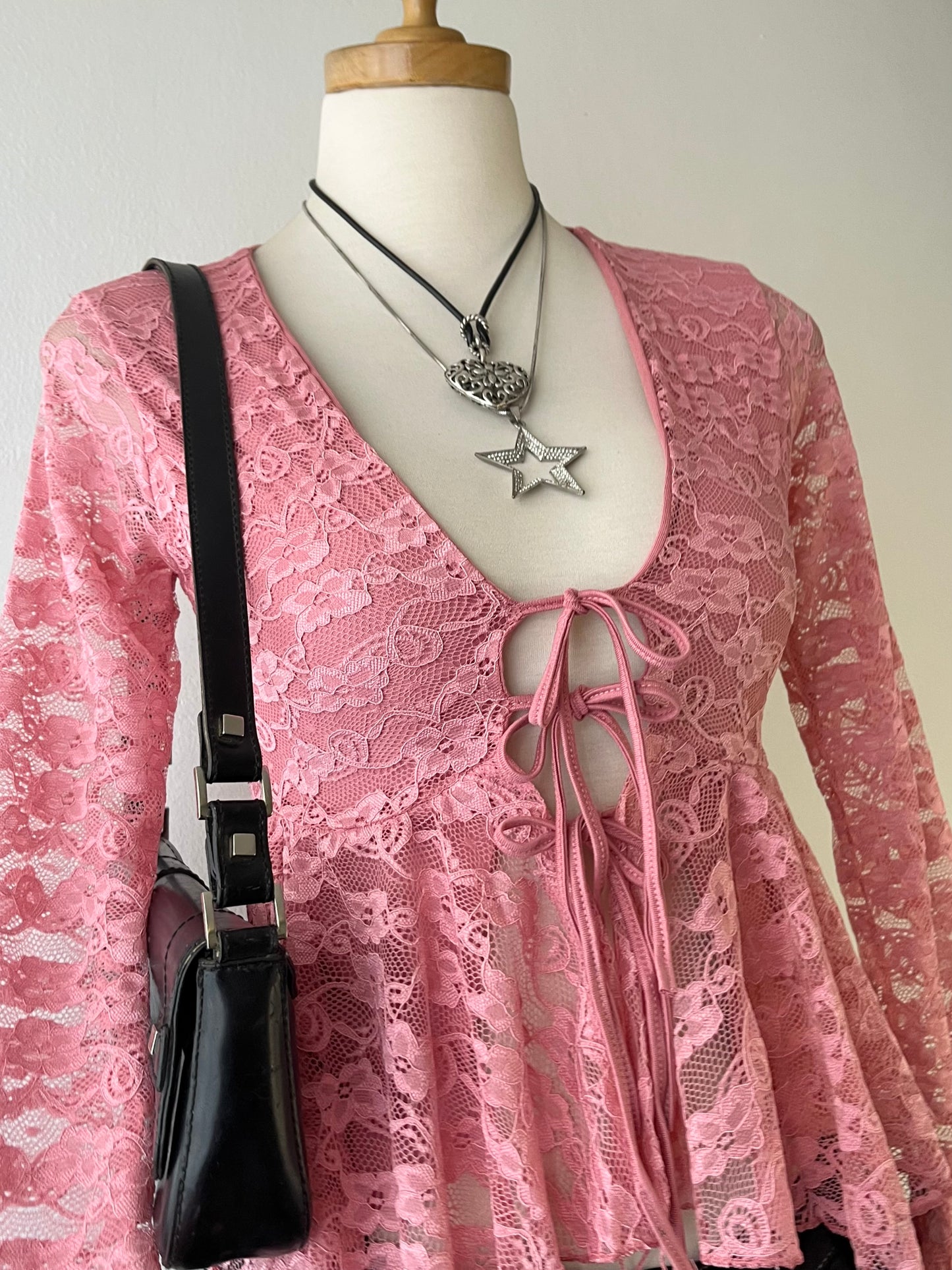 Adorable coquette lace top