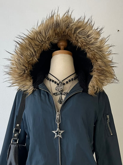 Padded jacket with hood