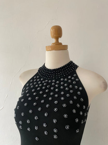 Sequin embroidered top