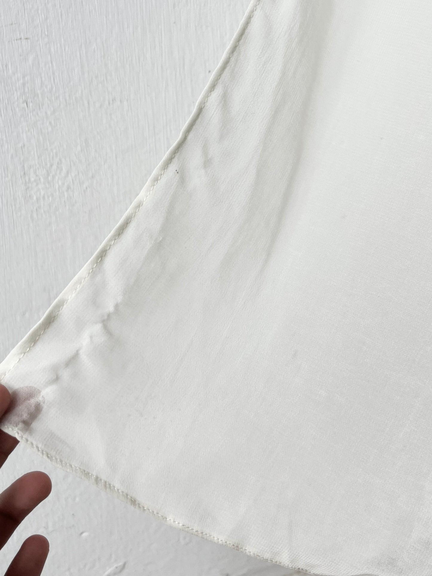 White strapless dress