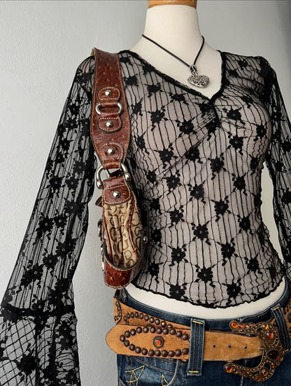 Lace gothic top