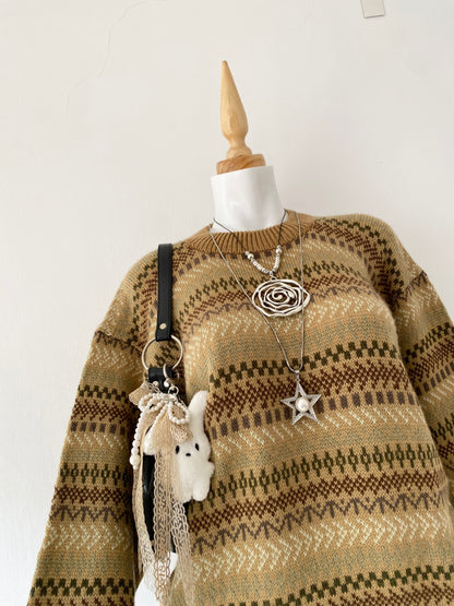 Oversized wool sweater