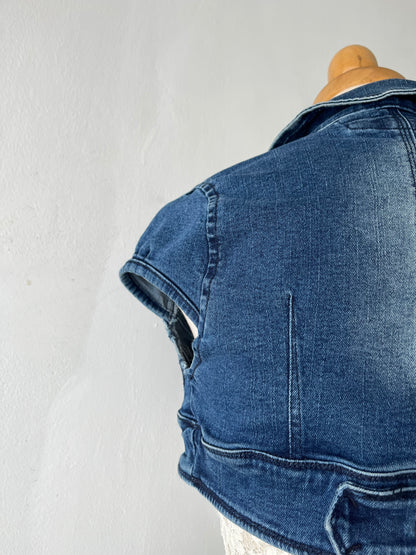 Mini vest jean