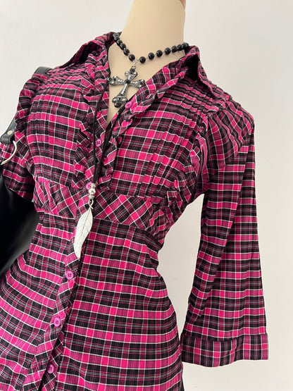 Checkered blouse