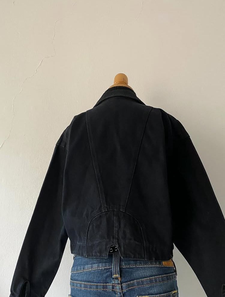 Biker jean jacket