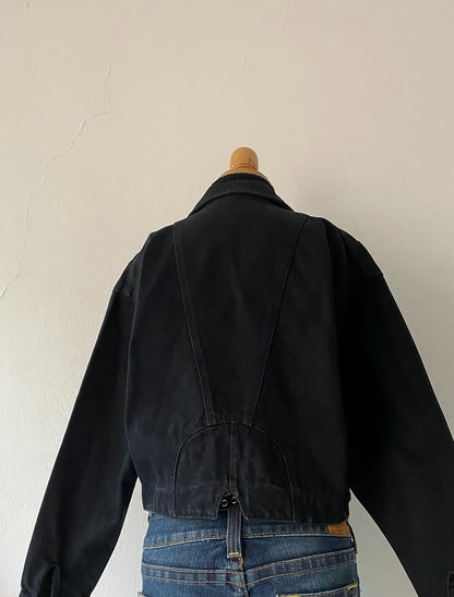 Biker jean jacket