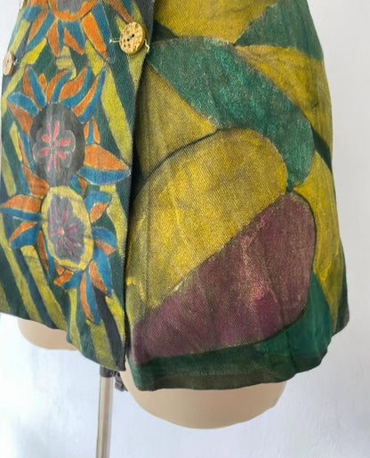Hand-painted jean set-size M