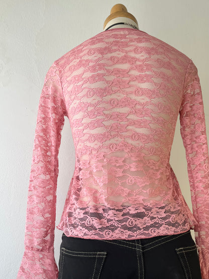 Adorable coquette lace top