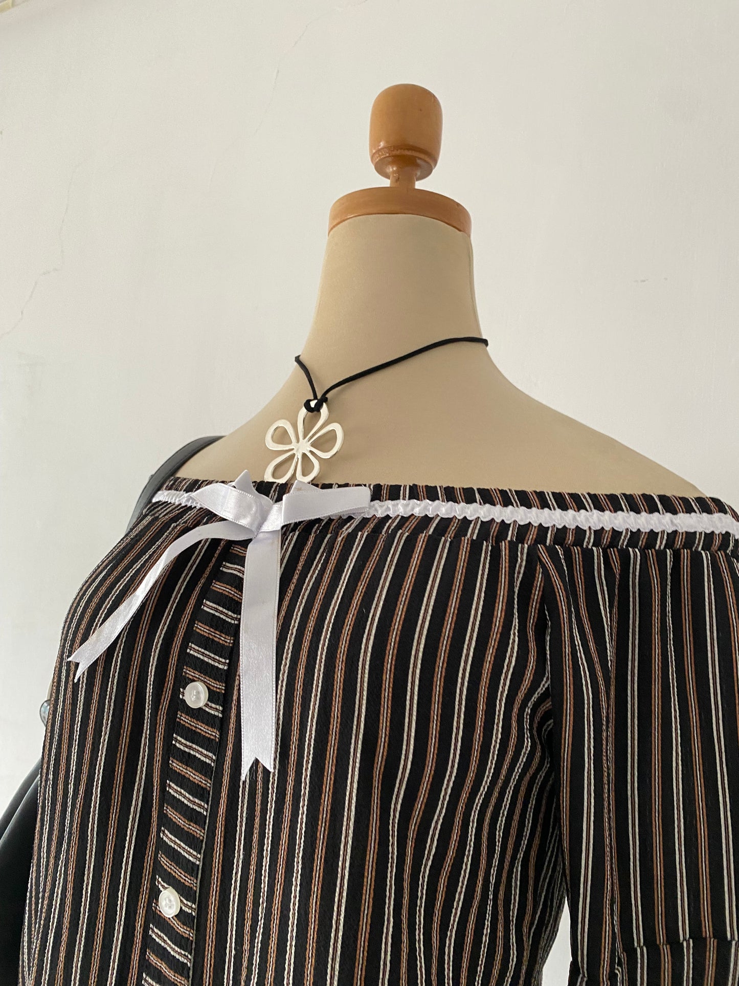 Off shoulder top with bow