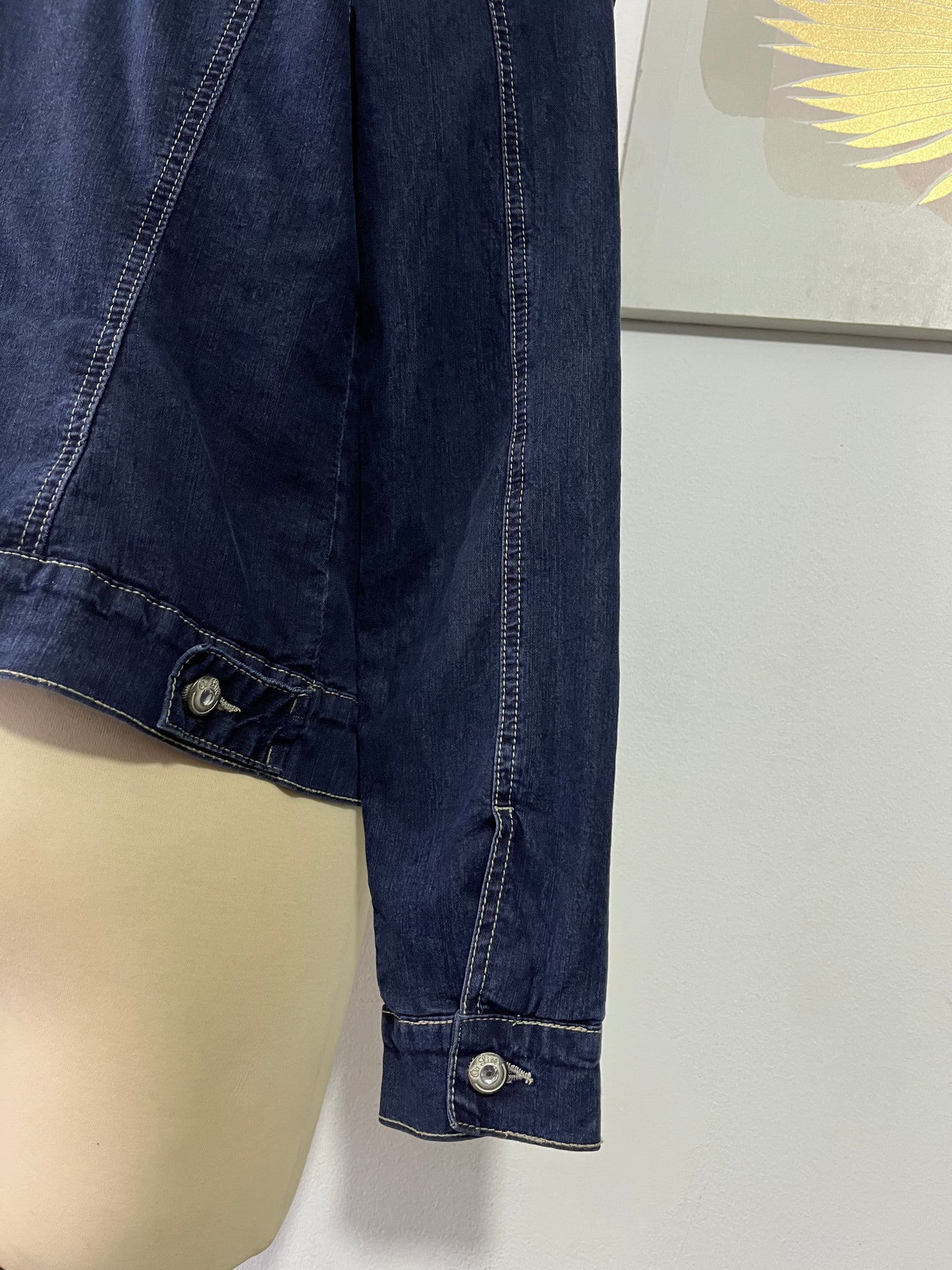 Jean jacket with warm lining