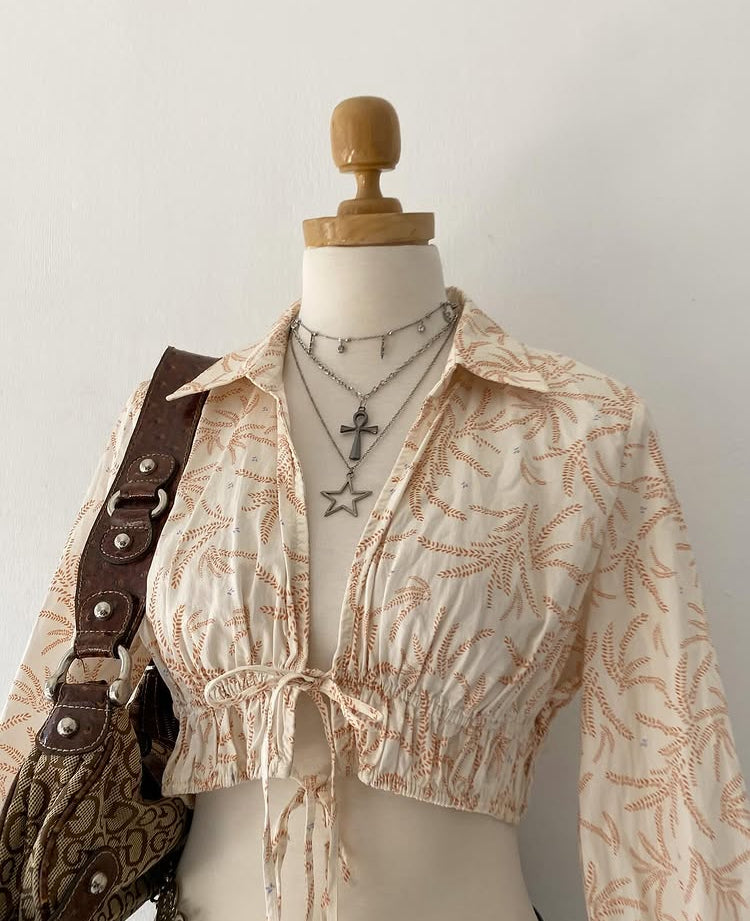 Bohemian waist blouse