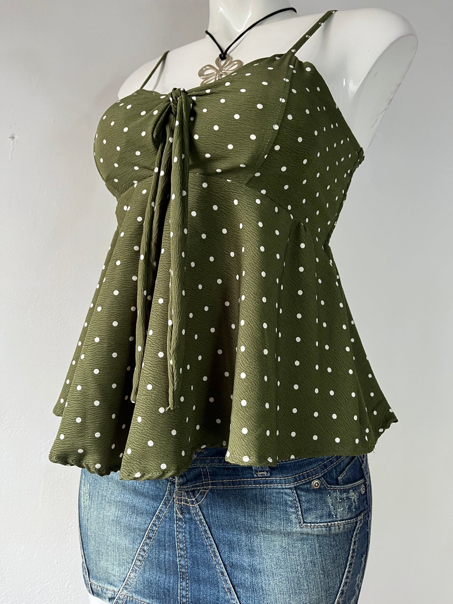 Polka dots top