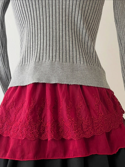 Adorable coquette cardigan top