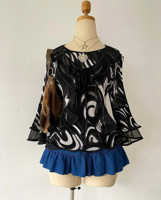Blouse cardigan 2 in 1