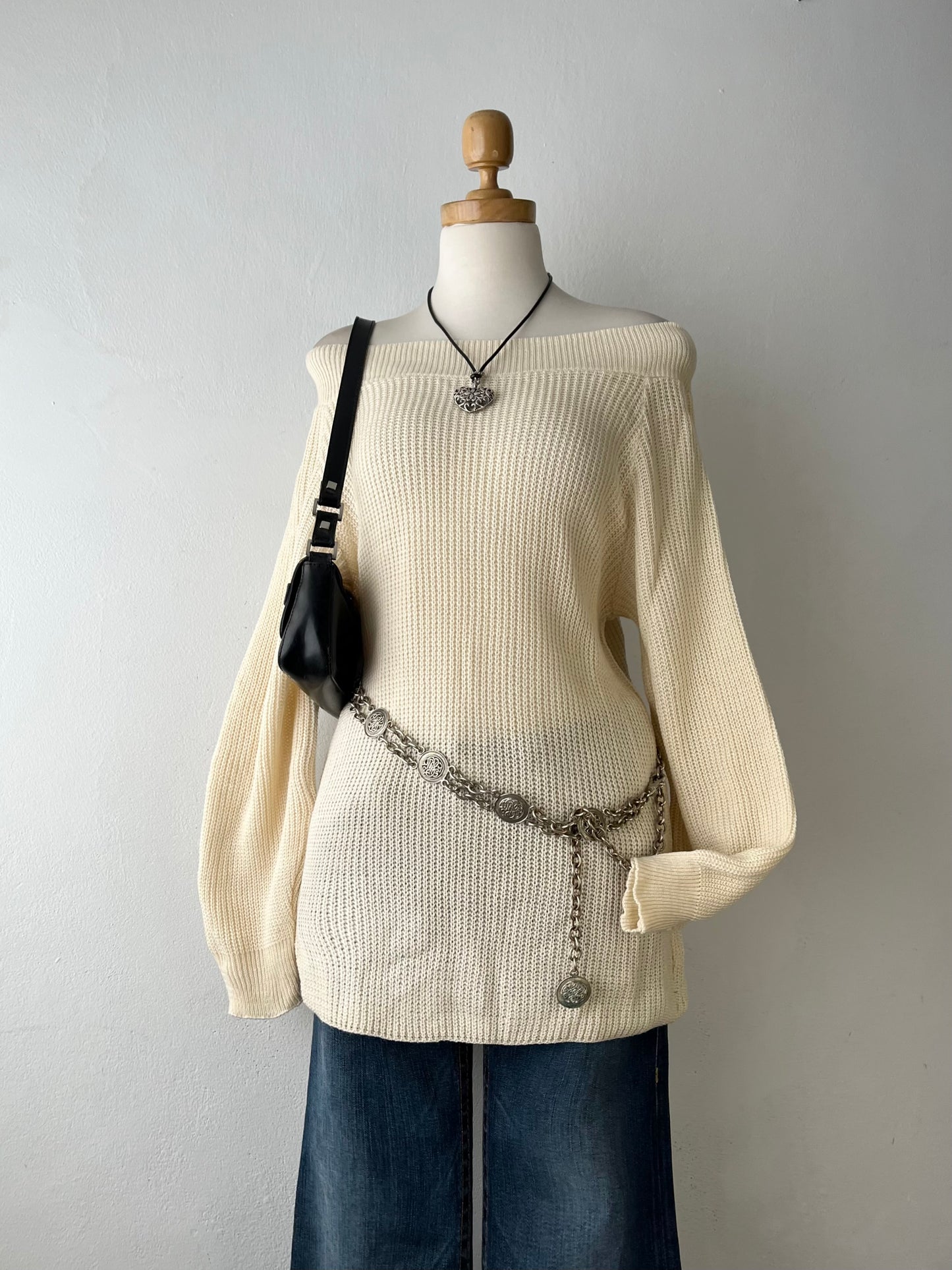 Off shoulder sweater